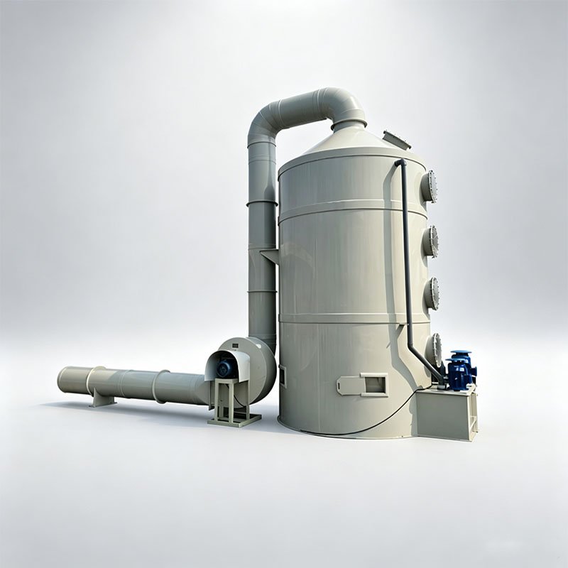 Two-stage Series Waste Gas Neutralization Adsorption Tower